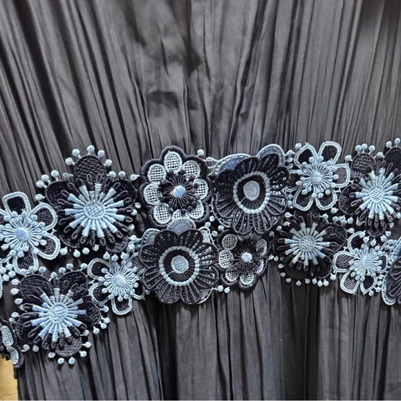 Ramy Brook Lena V-Neck Floral Waist Dress - Picture 3 of 4